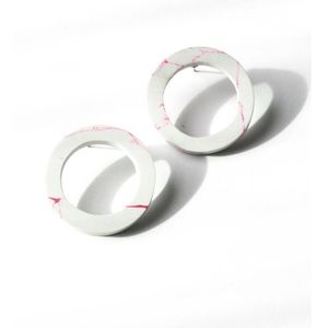 COTTIE CLAY CIRCLE EARRINGS